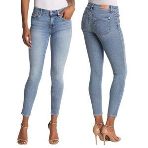 7 For All Mankind 7FAM High Waist Ankle Skinny Jeans Luxe Vintage Size 28